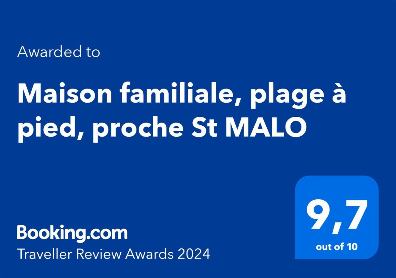 Maison Familiale, Plage A Pied, Proche St Malo Saint-Coulomb Kültér fotó